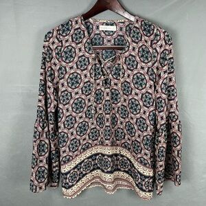 Abercrombie & Fitch Boho Bell Sleeve Blouse Size S